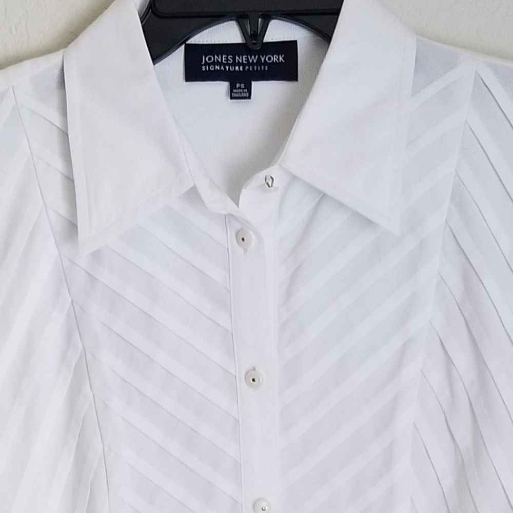 Jones New York white dress shirt